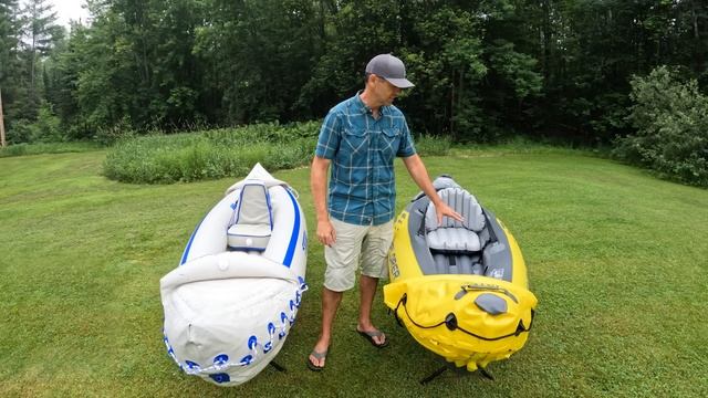 What's the Best Cheap Kayak? | Intex Explorer K2 vs Sea Eagle 330 смотреть онлайн