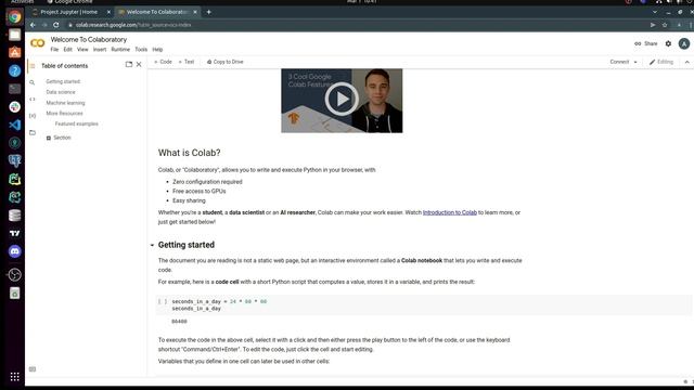 Python en Google Colab смотреть онлайн