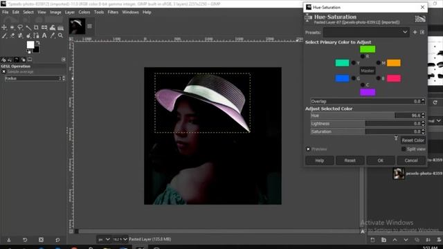 Gimp 2.10: Glow In The Dark Portrait Effect