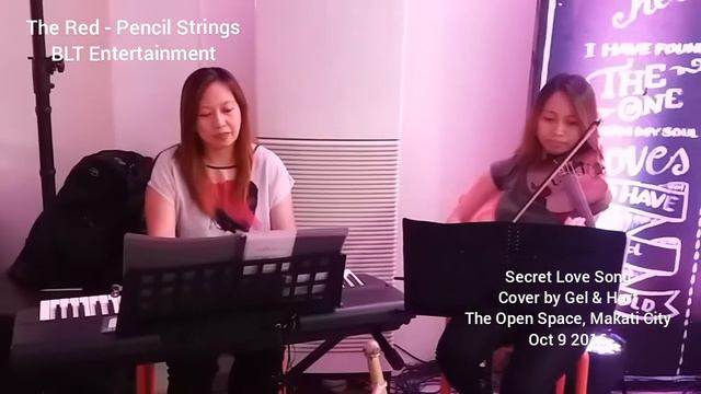 Secret Love Song - Instrumental Cover By The Red-Pencil Strings (duo)