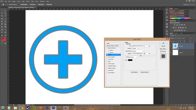 Photoshop CS6 Tutorial - 171 - Stroke смотреть онлайн