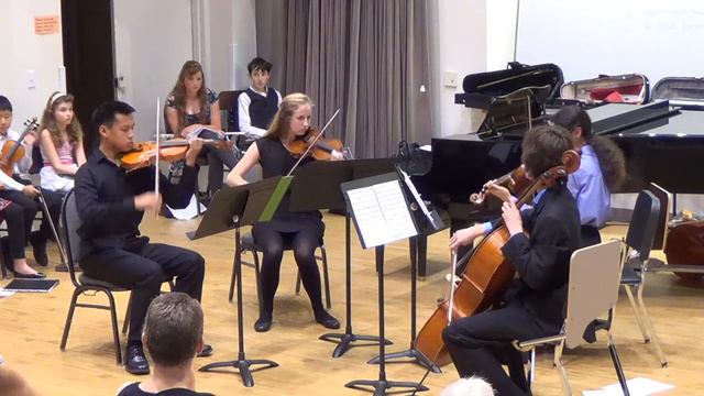 Chamber Music Workshop 2015: Andrew, Adda, Laura and Marc playing Glazunov Quartet смотреть онлайн