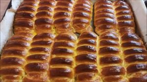 Булочки с творогом КАК ПУХ Дрожжевое тесто на молоке