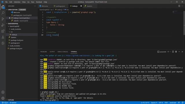 4) How To Setup GraphQL Yoga Server with Node.js смотреть онлайн