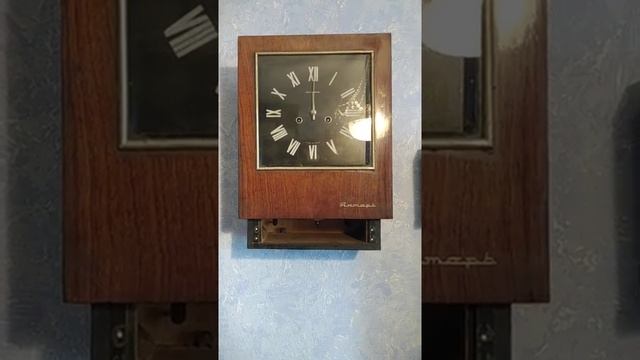 Часы настенные Очз Янтарь с боем после ремонта смотреть онлайн
