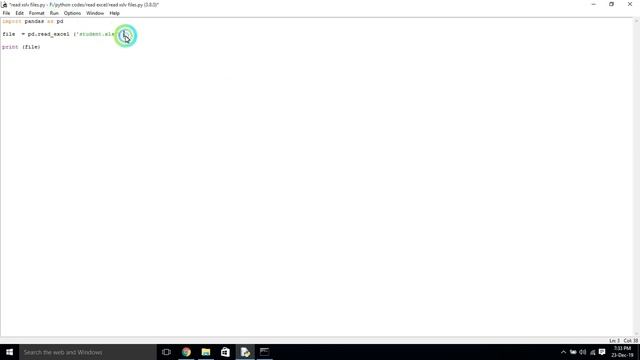 Read And Display Excel File Using Python смотреть онлайн