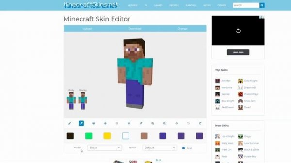 How to Easily Make and Edit your Own Minecraft skins! [Minecraft Skin Editor]