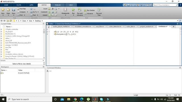 how to replace a certain elements with another elements within a matrix in matlab смотреть онлайн
