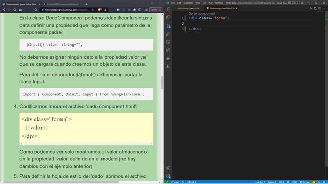 Angular Curso: 26 Uso Decorador Input() para Crear Atributos de Entrada de Datos en un Componente смотреть онлайн