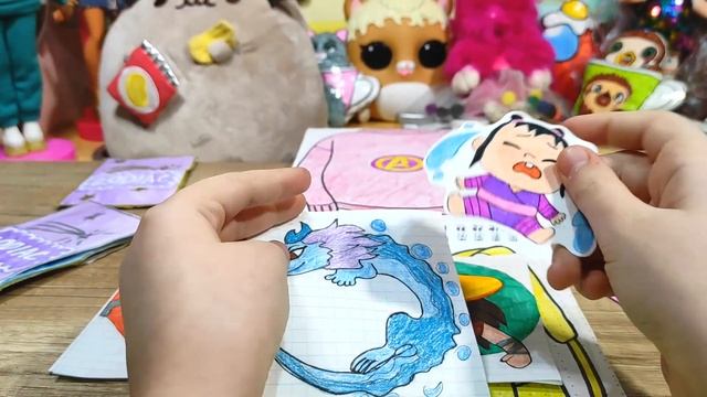 РАЙЯ и ПОСЛЕДНИЙ ДРАКОН! Бумажные сюрпризы! Начивки Пятерочка вся коллекция своими руками Nyuta Pla смотреть онлайн