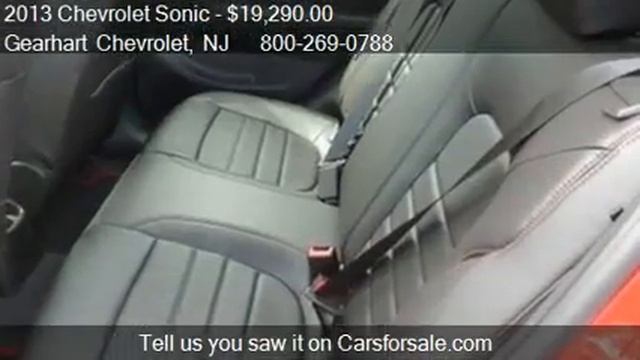 2013 Chevrolet Sonic RS Manual - for sale in Denville, NJ 07 смотреть онлайн
