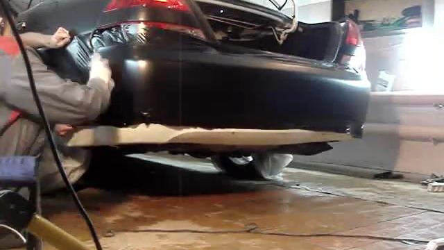 Полная оклейка Toyota Mark ll в черный мат. Томск смотреть онлайн