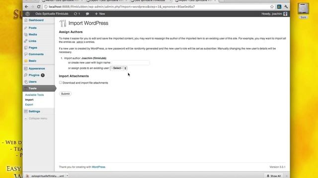How to use the WordPress Importer - Exporter plugin - tutorial смотреть онлайн