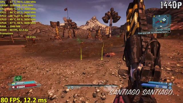 Borderlands Remastered Franchise - RX 570 - 1080p - 1440p - 4K - 1 - 2 - Pre-Sequel - i3 8100 смотреть онлайн