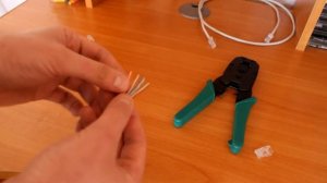 Обжим utp кабеля (POE)