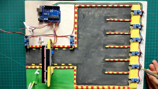 How to make Car Parking System using Arduino and i2c lcd display | Automatic Car Parking System смотреть онлайн
