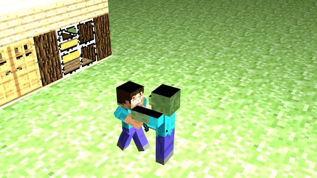 Анимация тест зомби против человека смотреть онлайн