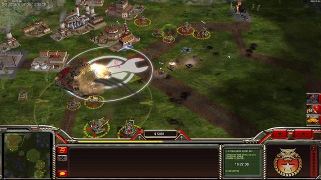 Rise of The Reds 1.87 PFB 0.43.2 - China Tank General vs Hard GLA Army смотреть онлайн