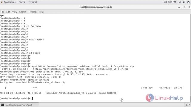 How to Install Quick CMS 6.6 on CentOS 7.6 смотреть онлайн