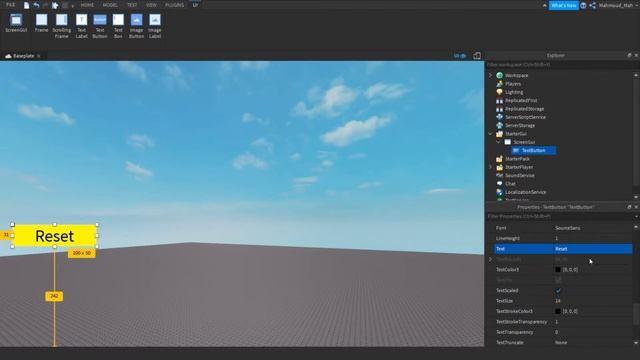 Roblox Studio - How to make a Reset Button! смотреть онлайн