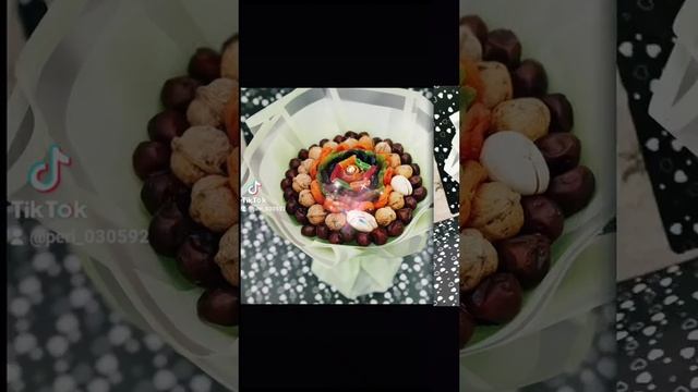 Букет из сухофруктов красиво и полезно. смотреть онлайн