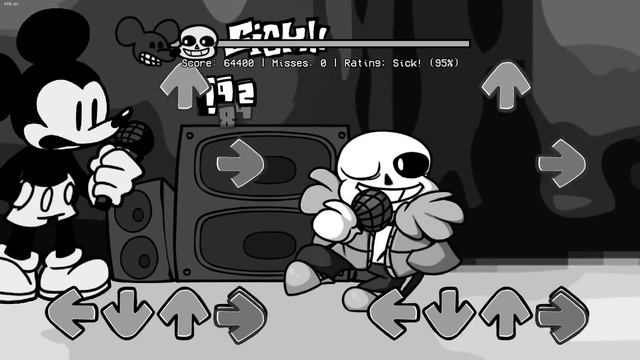 FNF - Mickey Mouse.avi vs Sans - Happy x Megalovania REMIX (FC) by @FadyFunker (FNF Mods) смотреть онлайн
