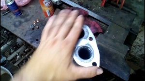 Замена выпускного коллектора и штанов.  Часть 2