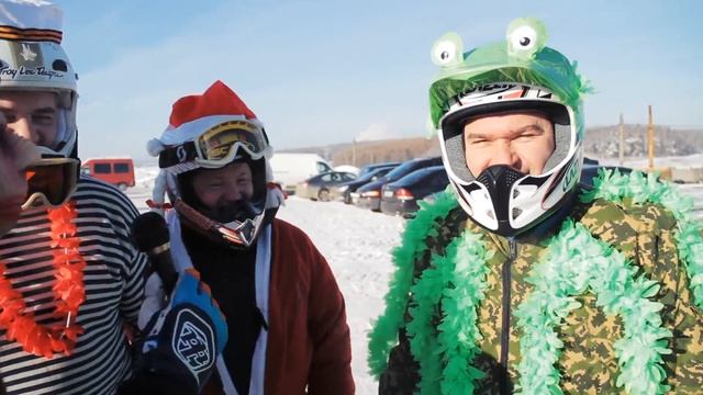 Питбайк гонка Pitbikerussia Winter Session 26.01.2013