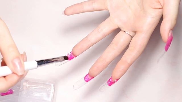 Valentine's Day Polygel Nails - 2 Step OMBRE Method ❤️ Hooked On Love Collection смотреть онлайн