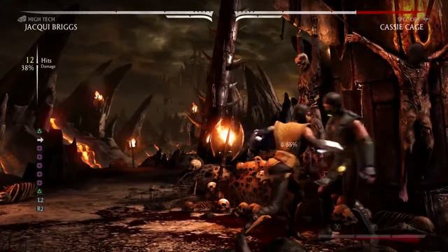 Mortal Kombat XL Jacqui Briggs High Tech 52% Combo смотреть онлайн