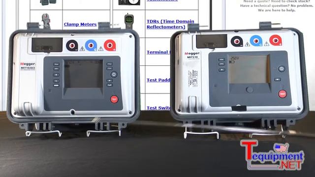 Цифровой мегаомметр Megger MIT510 смотреть онлайн