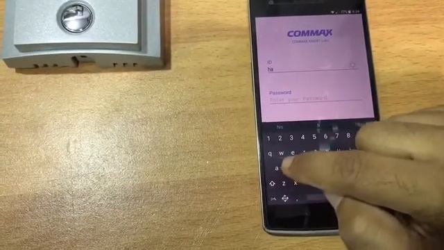 Commax CDV-70UX Mobile Application Setup