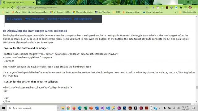 Bootstrap navbars and menus in MVC смотреть онлайн