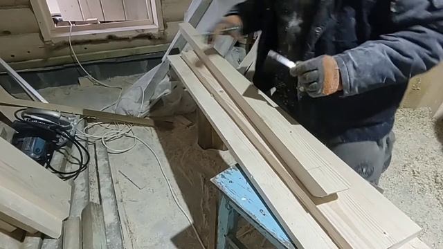 Подоконник. Деревянный. Как сделать своими руками. Отделка бани. смотреть онлайн