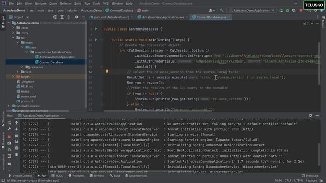 Spring Boot app with DataStax AstraDB Demo смотреть онлайн