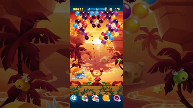 Angry Birds Pop - 1 Level 3 minutes play - Prize 85 Gems - on Daily Guest Stars смотреть онлайн