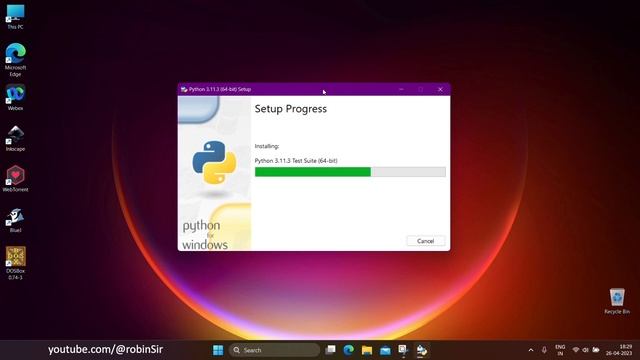 Installing Python on Windows 11 смотреть онлайн