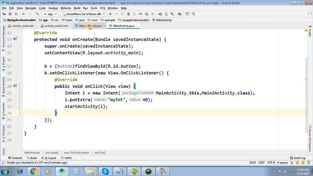 Android Part 22 Send Integer value from one activity to another activity in Android смотреть онлайн