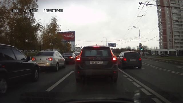 Езда по полосе ОТ Kia Ceed В858СР150 смотреть онлайн