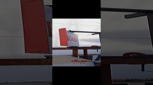 Реклама, приводимая в движение ветром!