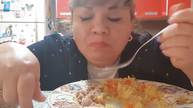 МУКБАНГ Я😜MUKBANG RICE🍚#mukbang#rice наелась смотреть онлайн