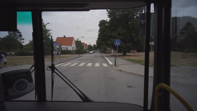 Sweden, Malmö, bus ride from Värnhem to Beijers Park смотреть онлайн