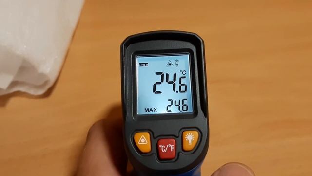 Пирометр лазерный бесконтактный инфракрасный термометр. смотреть онлайн