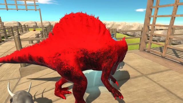 TERROR SPINOSAURUS 2 A TRIP TO JURASSIC ZOO - Animal Revolt Battle Simulator смотреть онлайн