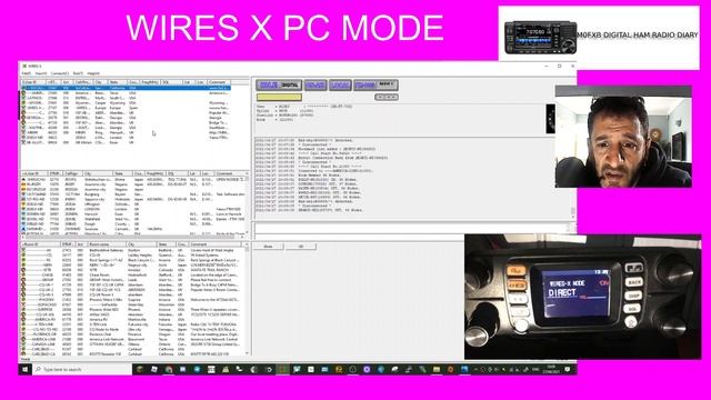 WIRES X PC MODE-YAESU FTM300 смотреть онлайн