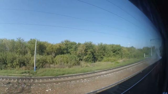 Поезд 084С Адлер-Москва станция Кантемировка 29.08.2016 смотреть онлайн