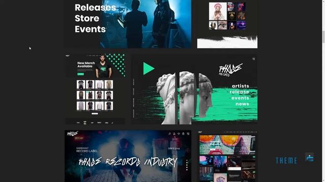 Phase - A Complete Music WordPress Theme for Record Labels and Artist смотреть онлайн