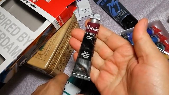 Роспись шкатулки своими руками. Обзор акриловых красок смотреть онлайн