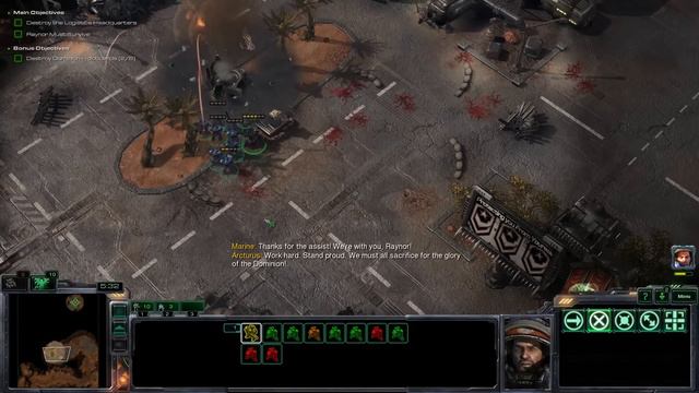 Let's Play Starcraft 2 - Mission 1 - Liberation Day смотреть онлайн