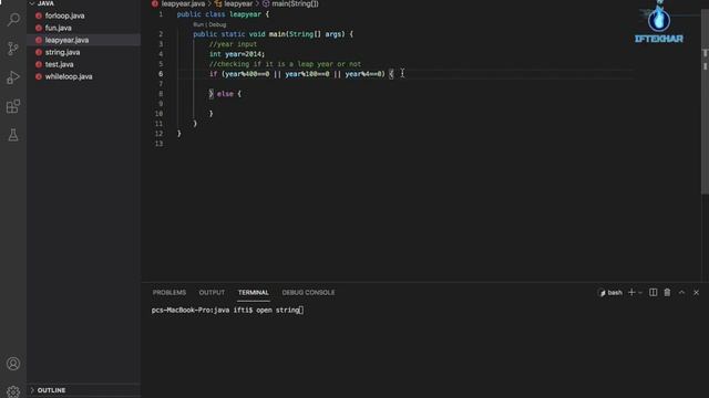 How to use If statement in JAVA programLeap year define смотреть онлайн